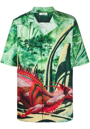 Valentino Garavani graphic print shirt - Green
