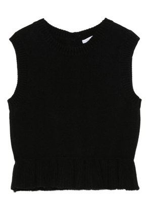 Cecilie Bahnsen round-neck sweater - Black