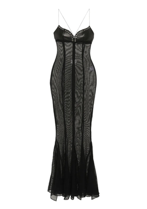 Ludovic de Saint Sernin mermaid maxi dress - Black