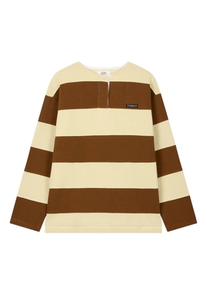 TOMBOY Rugby stripe T-shirt - Brown