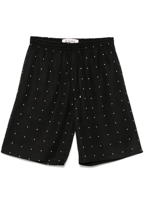Róhe polka-dot shorts - Black