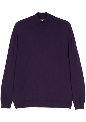 D4.0 wool sweater - Purple