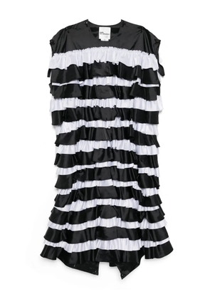 Noir Kei Ninomiya ruffle dress - Black