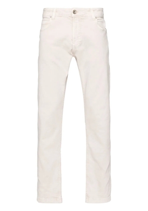 Eleventy low-rise tapered jeans - Neutrals