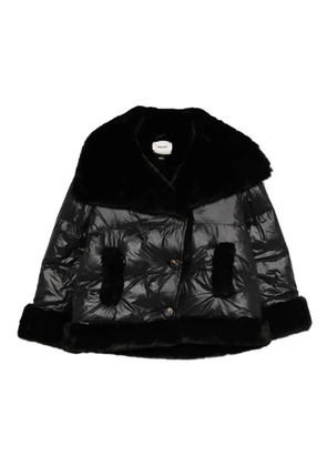 Max & Moi Dassi faux-fur coat - Black