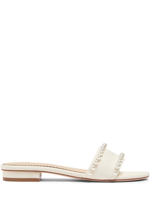 Cinq A Sept Finley slides - White