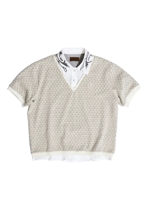 BIRTH OF ROYAL CHILD vine-pattern polo shirt - Neutrals