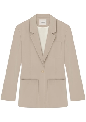 AERON fitted-waist blazer - Neutrals