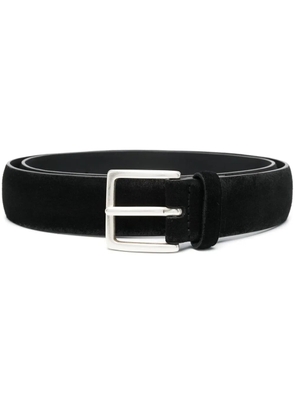 Orciani geometric buckle belt - Black