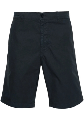 ASPESI pressed-crease cotton shorts - Blue