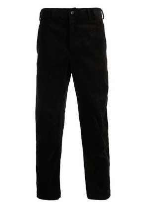 Black Comme Des Garçons cropped corduroy trousers
