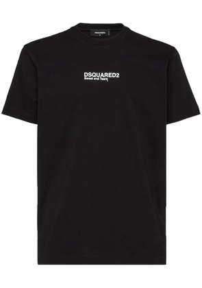 DSQUARED2 graphic-print cotton T-shirt - Black