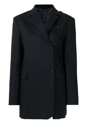 Rokh off-centre buttoned blazer - Blue