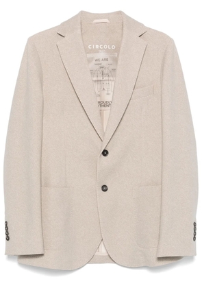 Circolo 1901 jersey blazer - Neutrals