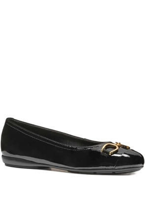 Geox buckle-detail ballet flats - Black