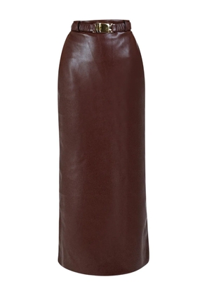 Rowen Rose belted skirt - Brown