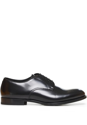 Doucal's leather lace-up Derby shoes - Black