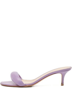 Gianvito Rossi pre owned 55mm patent leather sandals - Purple