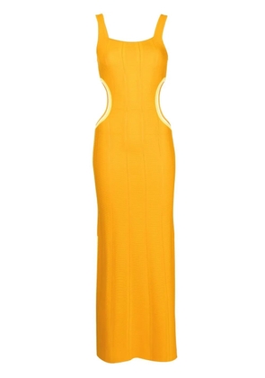 Solid & Striped The Lola cut-out dress - Orange
