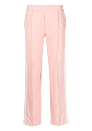 Sporty & Rich logo-embroidered straight-leg track pants - Pink