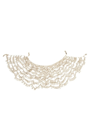 Rosantica 'Imperatrice' scalloped necklace - White