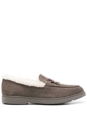 Doucal's suede loafers - Grey