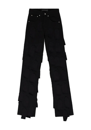 Who Decides War button-fastening denim - Black