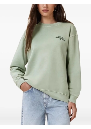AllSaints Etta logo-print sweatshirt - Green