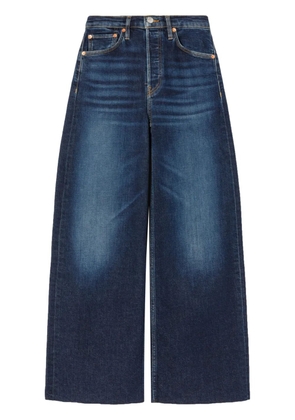 RE/DONE high-rise wide-leg jeans - Blue
