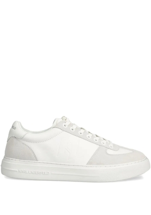 Karl Lagerfeld leather sneakers - White