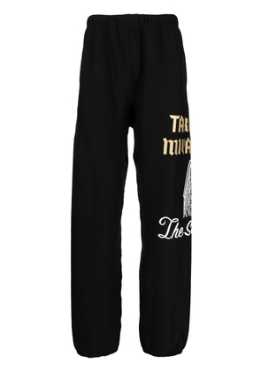 Takahiromiyashita The Soloist side logo-print detail track pants - Black