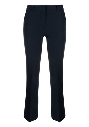PT Torino high-rise cropped kick-flare trousers - Blue