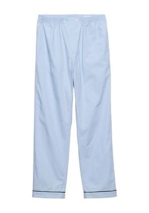 Prada elastic-waistband trousers - Blue