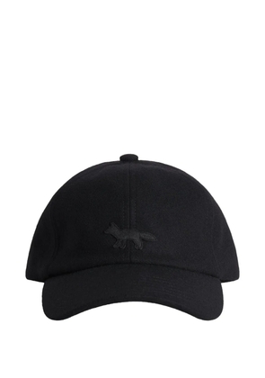 Maison Kitsuné fox-print baseball hat - Black