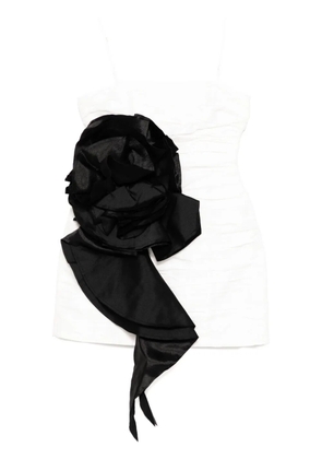 Aje potion spiral mini dress - Neutrals