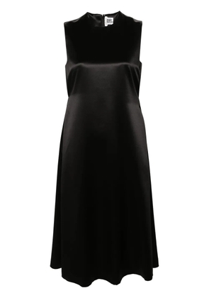 Noir Kei Ninomiya sleeveless silk-blend midi dress - Black
