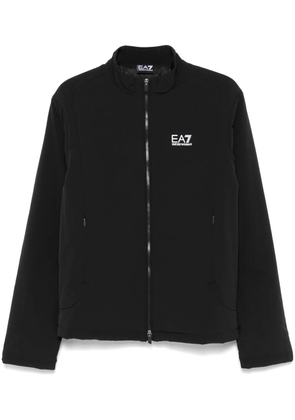 Ea7 Emporio Armani logo-print jacket - Black