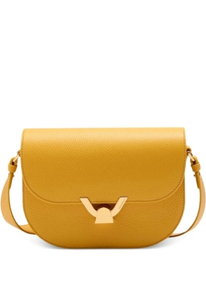 Coccinelle Dew leather crossbody bag - Yellow