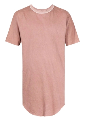 Boris Bidjan Saberi long Mellow Rose t-shirt - Red