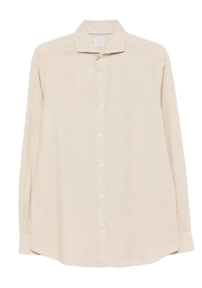 Brunello Cucinelli long-sleeve button-down shirt - Neutrals