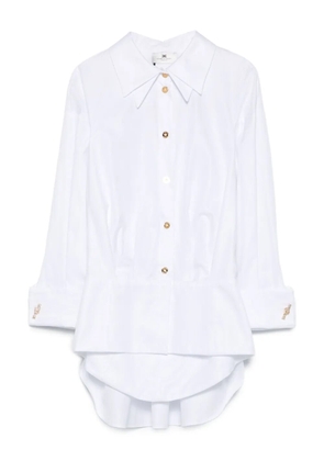 Elisabetta Franchi embellished-cuff shirt - White