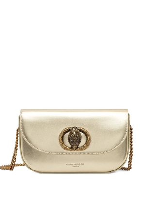 Kurt Geiger London Eagle Head chain cross body bag - Gold