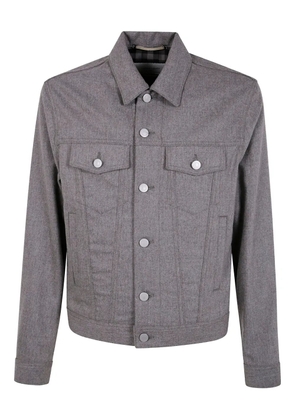 Jacob Cohën buttoned pocket shirt jacket - Grey