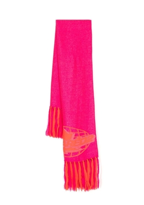 DSQUARED2 logo-print scarf - Pink