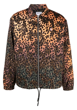 COUNTY OF MILAN graphic-print zip-fastening jacket - Brown