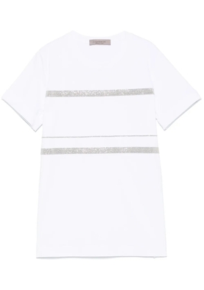 D.Exterior Monili-detail T-shirt - White