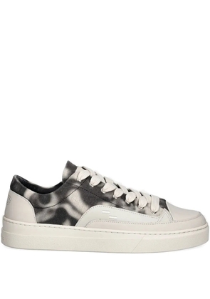 Filling Pieces Riviera tie-dye leather sneakers - Black