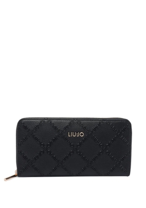 LIU JO logo-embossed wallet - Black