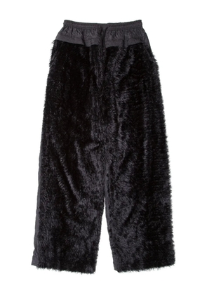 Muller Of Yoshiokubo Grass panelled trousers - Black