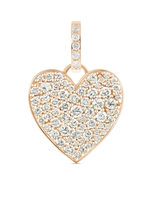 ALINKA 18kt rose gold Caviar Heart diamond pendant